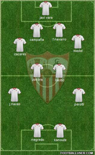 Sevilla F.C., S.A.D. Formation 2011