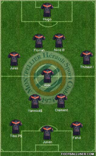Montpellier Hérault Sport Club Formation 2011