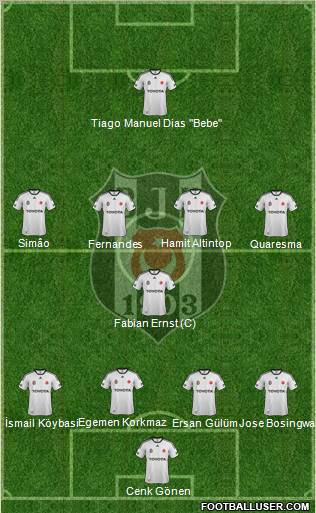 Besiktas JK Formation 2011