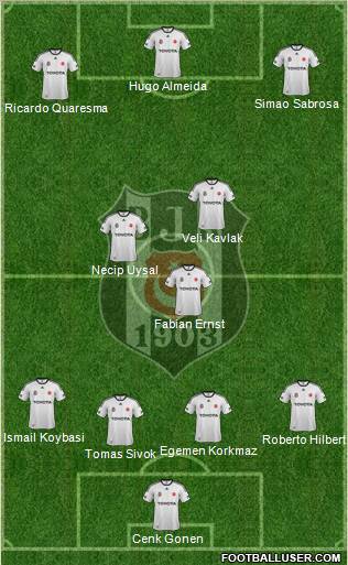 Besiktas JK Formation 2011
