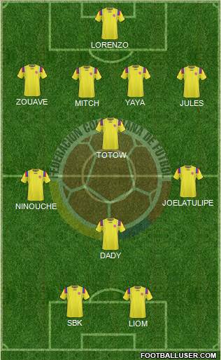 Colombia Formation 2011