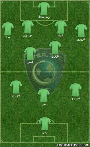 Al-Hilal (KSA) Formation 2011