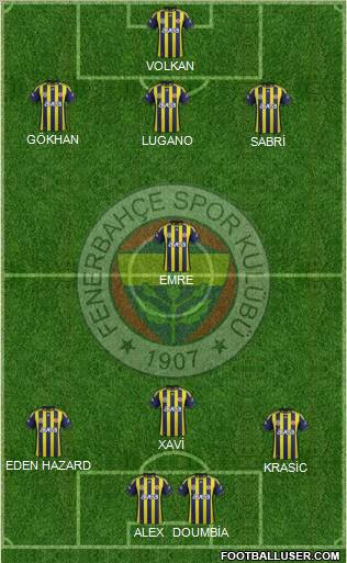 Fenerbahçe SK Formation 2011