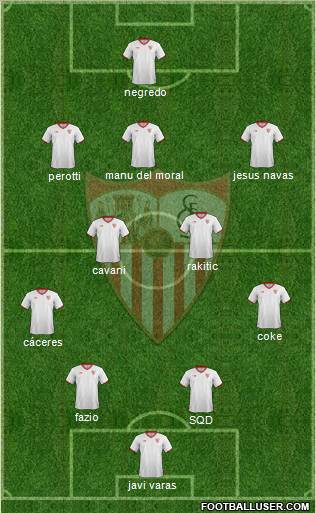 Sevilla F.C., S.A.D. Formation 2011
