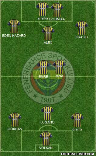 Fenerbahçe SK Formation 2011