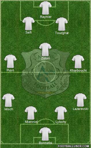 Amiens Sporting Club Football Formation 2011