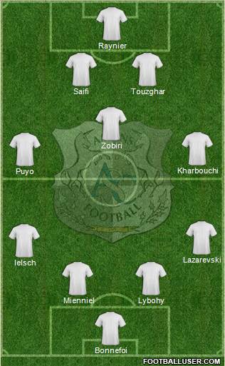 Amiens Sporting Club Football Formation 2011