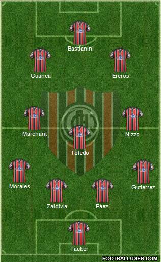 Chacarita Juniors Formation 2011