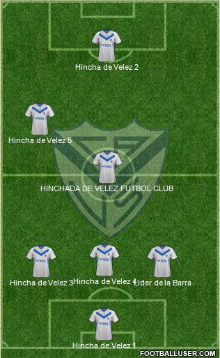 Vélez Sarsfield Formation 2011