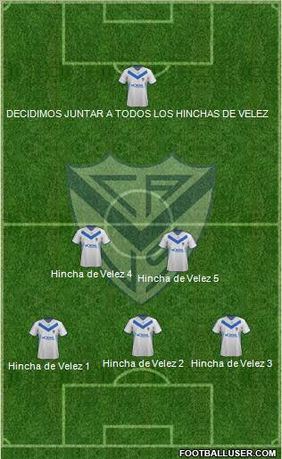 Vélez Sarsfield Formation 2011
