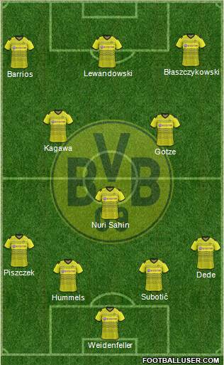 Borussia Dortmund Formation 2011