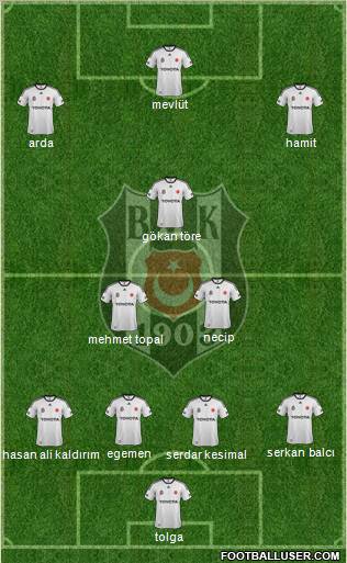 Besiktas JK Formation 2011