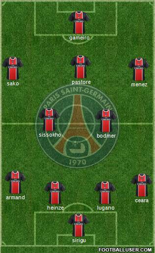 Paris Saint-Germain Formation 2011