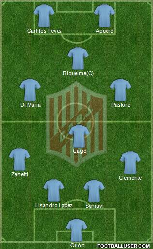 9 de Julio Formation 2011