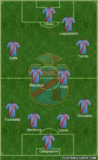 Arsenal de Sarandí Formation 2011
