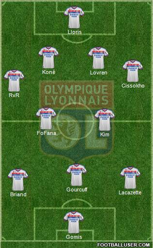 Olympique Lyonnais Formation 2011