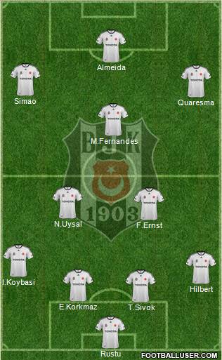 Besiktas JK Formation 2011