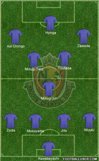 Nagoya Grampus Formation 2011