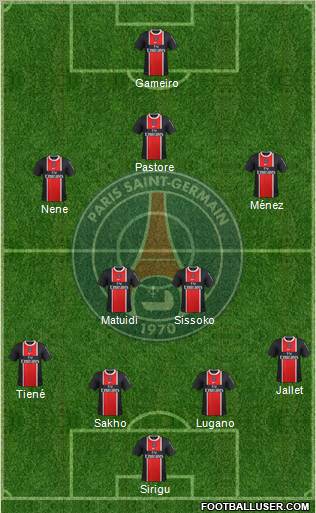 Paris Saint-Germain Formation 2011