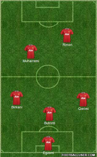 Manchester United Formation 2011