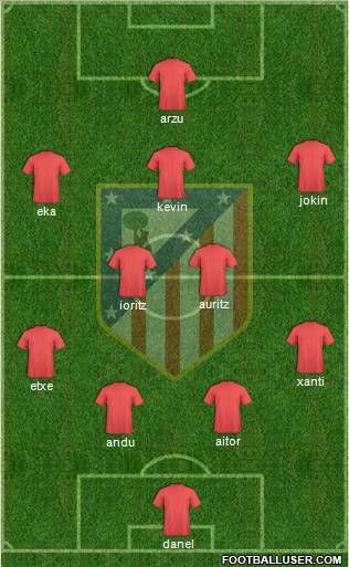 C. Atlético Madrid S.A.D. Formation 2011