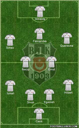 Besiktas JK Formation 2011