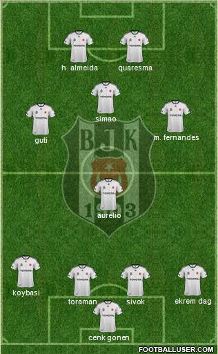 Besiktas JK Formation 2011