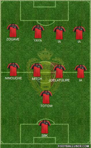 Belgium Formation 2011