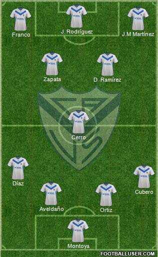 Vélez Sarsfield Formation 2011
