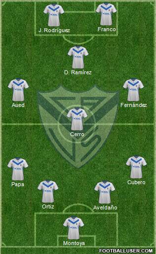 Vélez Sarsfield Formation 2011
