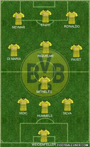 Borussia Dortmund Formation 2011