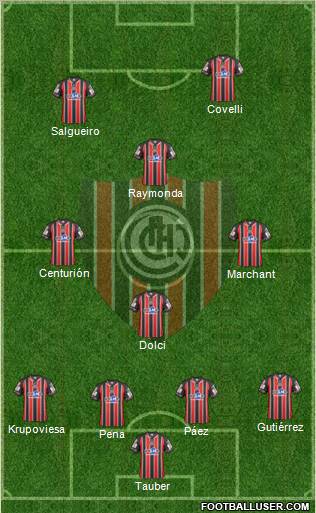 Chacarita Juniors Formation 2011