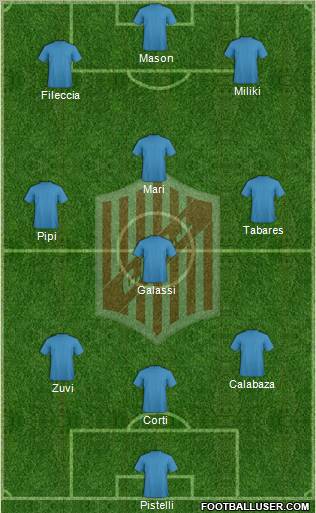 9 de Julio Formation 2011