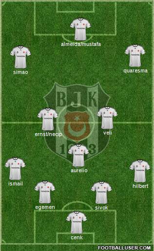 Besiktas JK Formation 2011
