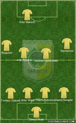 Ceramika Paradyz Formation 2011