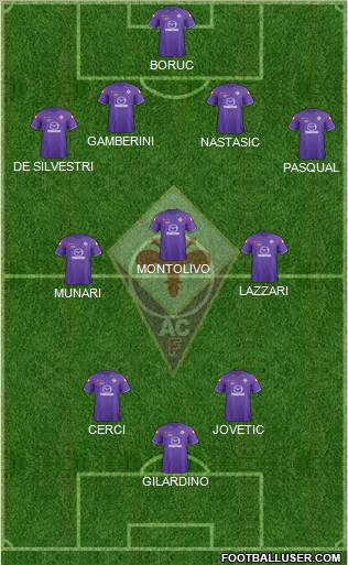 Fiorentina Formation 2011