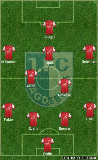 1.FC Magdeburg Formation 2011