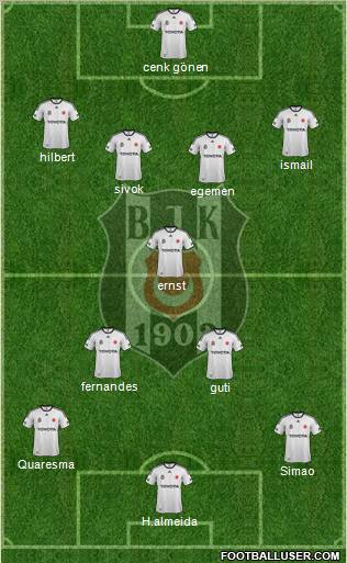Besiktas JK Formation 2011