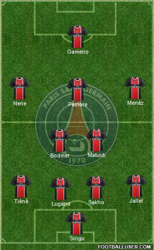 Paris Saint-Germain Formation 2011