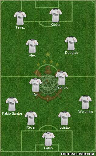 SC Corinthians Paulista Formation 2011