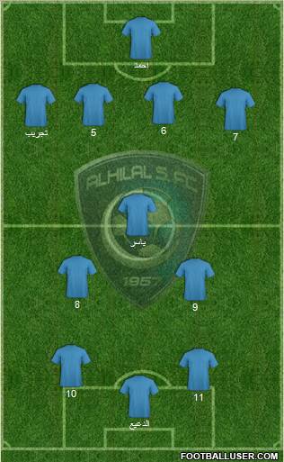 Al-Hilal (KSA) Formation 2011