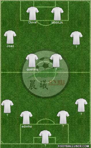 Sun Hei Sports Club Formation 2011