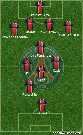 Paris Saint-Germain Formation 2011