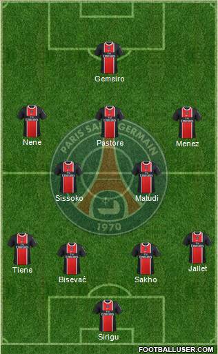 Paris Saint-Germain Formation 2011