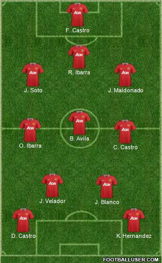 Manchester United Formation 2011