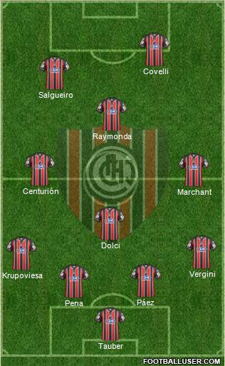 Chacarita Juniors Formation 2011