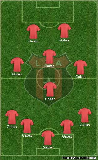 Liga Deportiva Alajuelense football formation