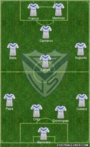 Vélez Sarsfield Formation 2011