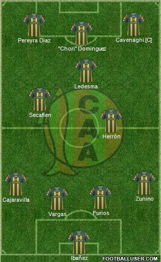 Aldosivi football formation