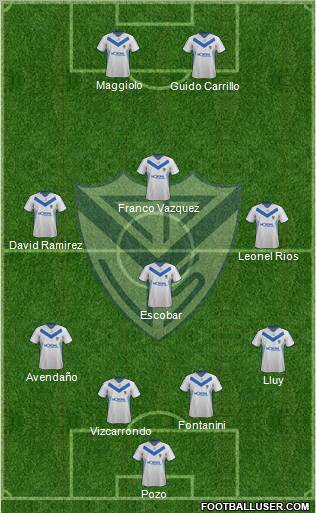 Vélez Sarsfield Formation 2011
